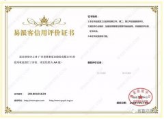金沙澳门(中国)唯一官方网站荣获中石化易派客企业法人信用认证AA等级